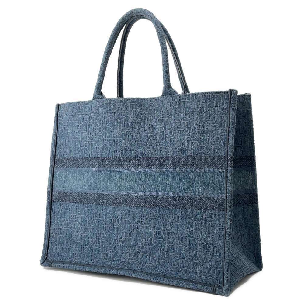 Dior Bag Book  Denim Christian Tote Large